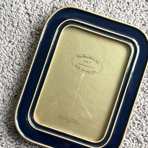 The Bucklers Inc. Gold and Navy Photo Frame